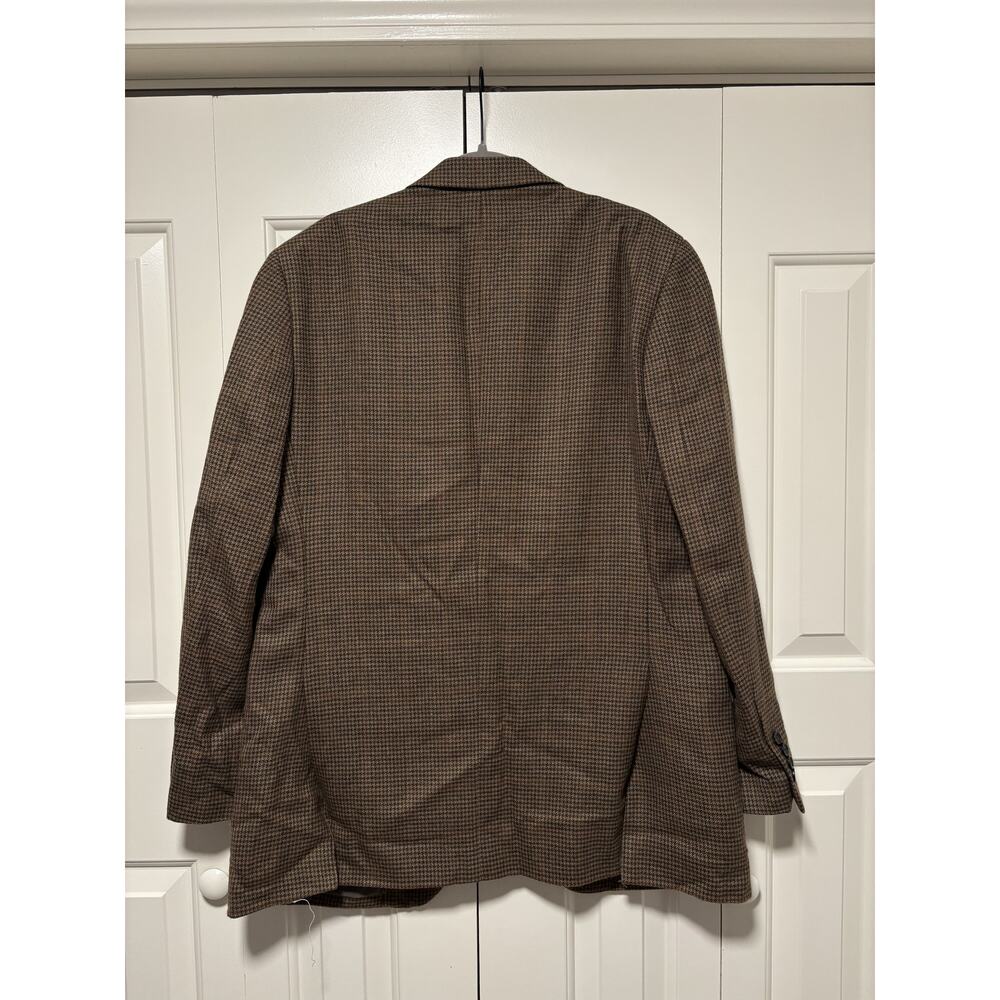 Pronto Uomo Platinum Brown Wool Blazer 42 Long - Picture 8 of 8